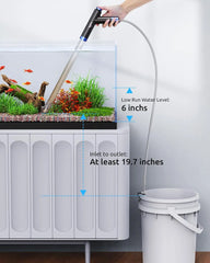 Aquarium Siphon Pump Gravel Cleaner