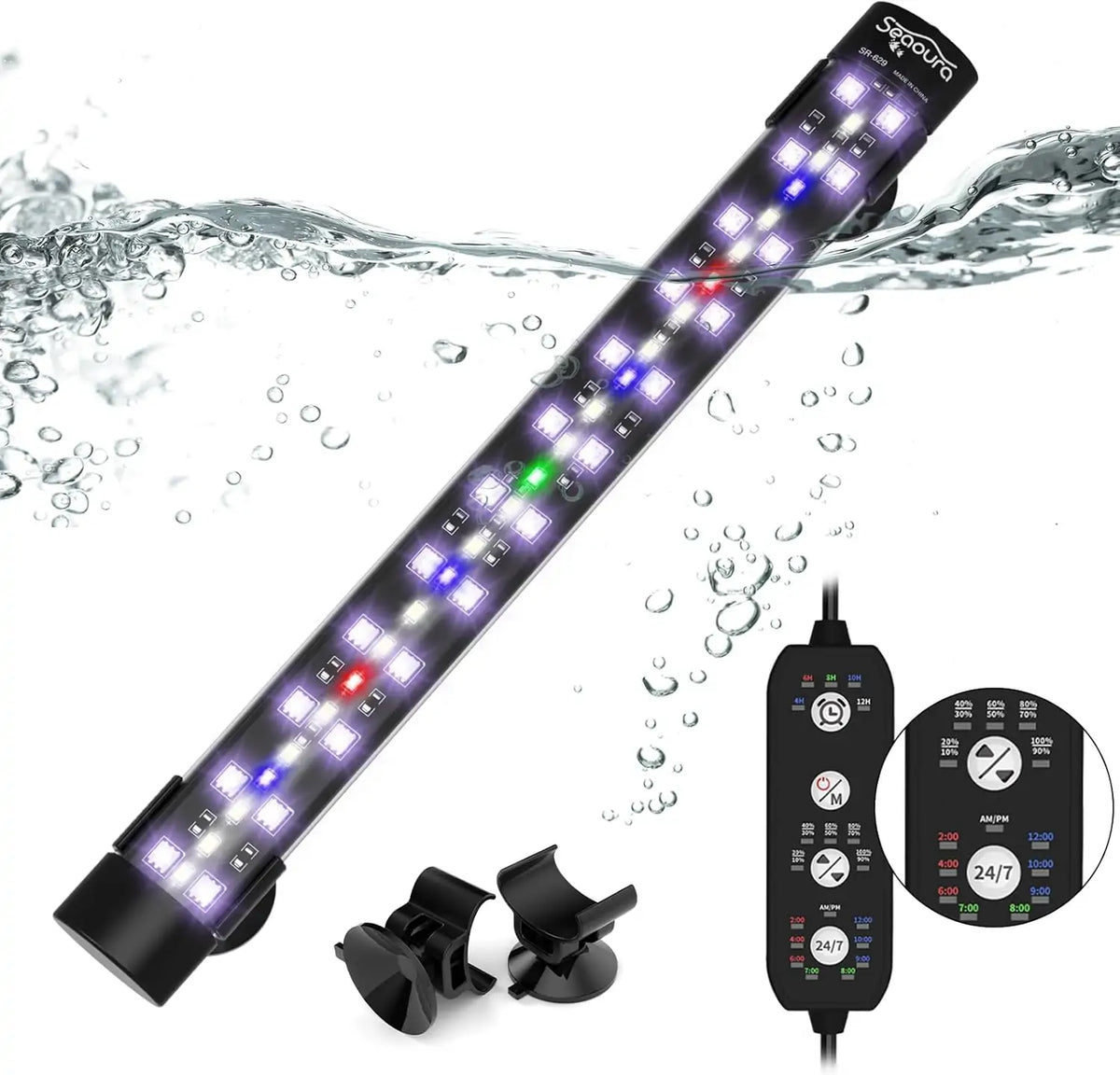 24/7 Full Spectrum Submersible Aquarium Light