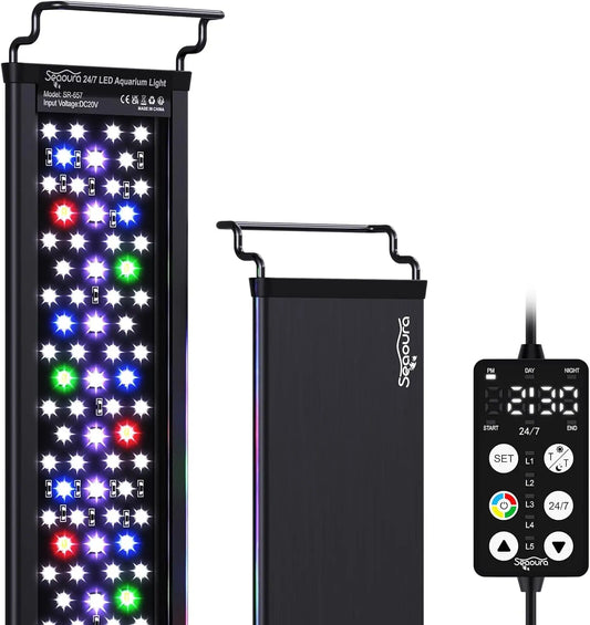 24/7 LED Aquarium Light Full Spectrum