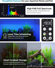 24/7 LED Aquarium Light Full Spectrum
