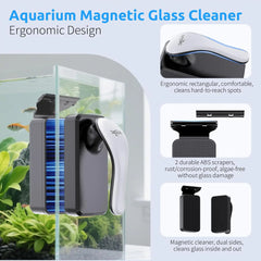 Magnetic Aquarium Algae Scraper Glass Cleaner
