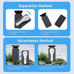Magnetic Aquarium Algae Scraper Glass Cleaner