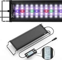 LED Aquarium Light with LCD Monitor