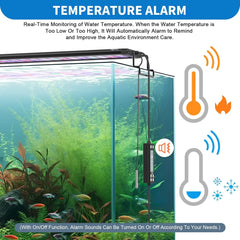 LED Aquarium Light with LCD Monitor